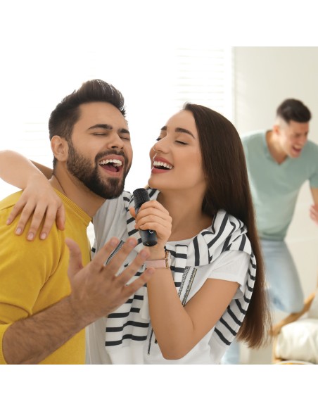 Karaoke con doppio microfono Singvibe in plastica RCS Karaoke con doppio microfono Singvibe in plastica RCS
